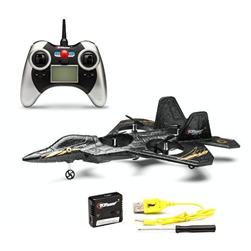 Top Race F22 Fighter Jet 4 Kanal Ferngesteuerter Quadro Copter RTF Mini Drohne Multi Copter (verschiedene Farben)