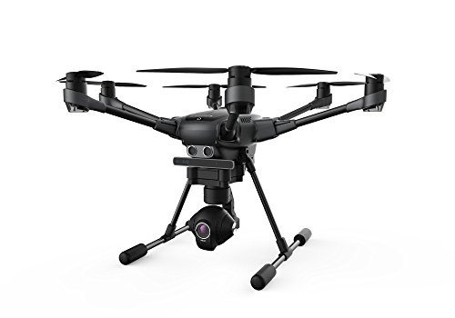 YUNEEC Typhoon H Pro mit Intel RealSense Technologie Hexakopter (CGO3 plus Kamera 12 MP, 4K UHD Videofunktion, 17,8 cm (7 Zoll) Touchscreen, Intel-Prozessor) schwarz