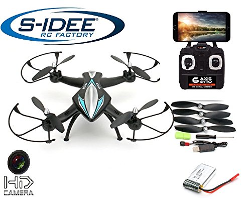 s-idee® 01114 | Quadcopter 4.5 Kanal 2,4 Ghz Quadrocopter RC ferngesteuerter Hubschrauber/Helikopter/Heli mit GYROSCOPE-TECHNIK + 2,4Ghz TECHNOLOGIE!!! für INNEN und AUSSEN brandneu mit eingebautem GYRO und 2.4 GHz Steuerung! FLUGFERTIG!