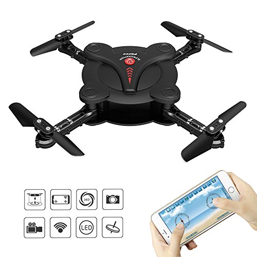 RC Quadcopter Drohne mit FPV-Kamera und Live-Video – Flexible klappbare Tragflügel
