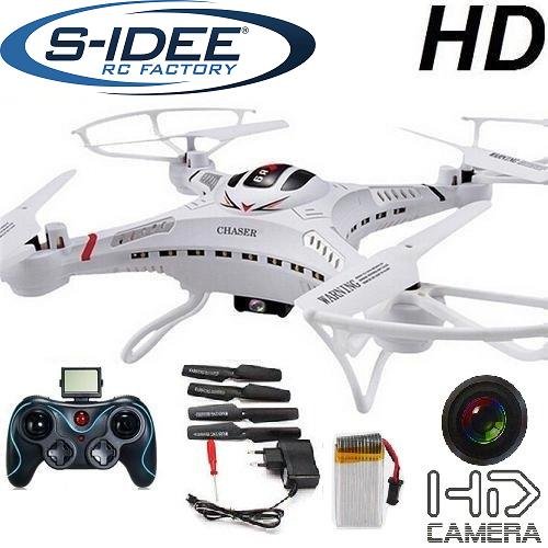 s-idee 01251 Quadrocopter S183C HD KAMERA 4.5 Kanal 2.4 Ghz Drohne mit Gyroscope Technik