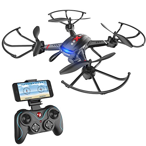 Holy Stone F181W FPV WIFI Drohne Quadrocopter mit 720P Wide-Angle HD Kamera live übertragung rc helikopter ferngesteuert mit automatische höhe halten, Headless-System, Schwerkraft-Sensor für Anfänger