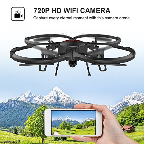 UDI U818A Verbesserte WIFI FPV Drohne mit 2MP HD Kamera APP Steuern RC