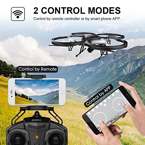 UDI U818A Verbesserte WIFI FPV Drohne mit 2MP HD Kamera APP Steuern RC