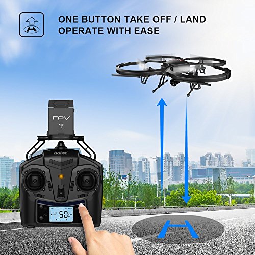 UDI U818A Verbesserte WIFI FPV Drohne mit 2MP HD Kamera APP Steuern RC